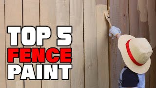 Best Fence Paint Reviews 2024 | Best Budget Fence Paint (Buying Guide)