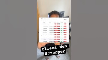 This web scraper saved my client HOURS ! #website #webscraping #agency #webapp #ai #programming