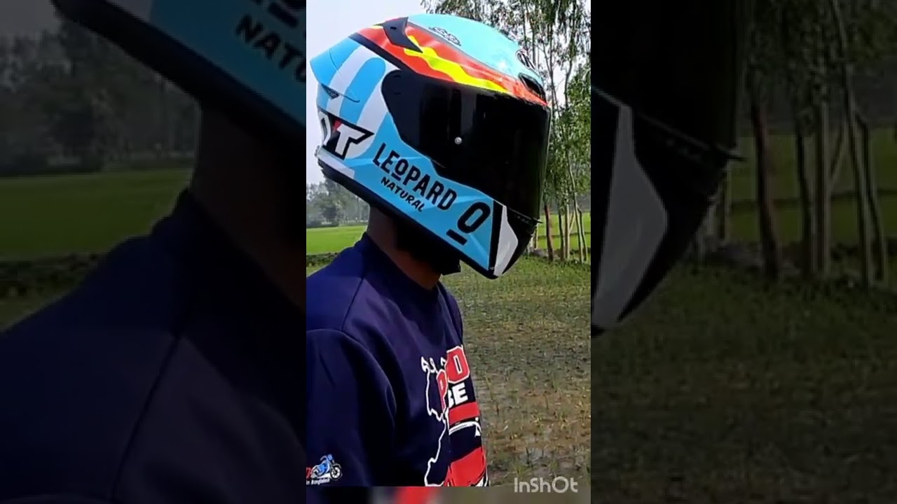 Kyt tt course helmet + dark lense visor