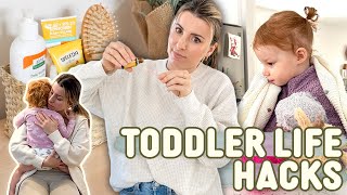 10 PARENTING HACKS that Will Make Being A Parent EASIER! (Toddler Tips, Clean Up & More!) screenshot 4