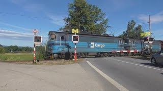 Železniční přejezdy (AŽD 97) Kamenný Újezd u Českých Budějovic-Bukovec #1 + #2 - 3.8.2021