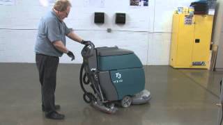 T3 WalkBehind Scrubber How to Operate (Discontinued)