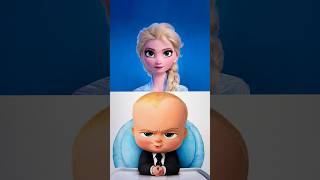 turning ✨ Queen Elsa into the ✨ BOSS BABY ✨ and she looks so adorable 🥰 | SWISA #shorts