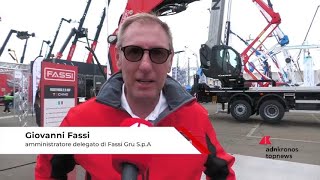 Gis 2025: Fassi (Fassi Gru), ‘gamma pesante tutta nuova: dalla meccanica all’idraulica’