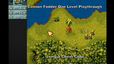 Cannon Fodder One Level Playthrough using a Snes Cheat Code :D #Nintendo #CheatCodes #Gaming #Retro