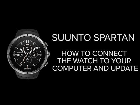 Suunto Spartan - How to connect the watch to your computer and update software