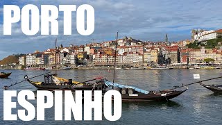 PORTO - PORTUGAL The best beach Side Trip - Espinho - Train - Comboio ate a Praia - 20m 2Euro