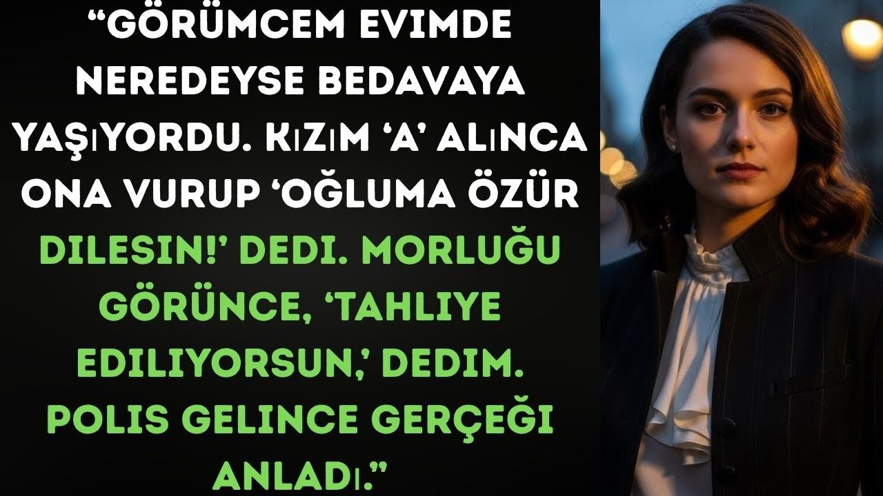 “Görümcem kızım ‘A’ aldı diye vurdu: ‘Özür dilesin!’ Ben: ‘Tahliye ediliyorsun.’”