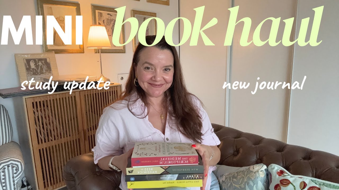 Study Update & Mini Book Haul (plus new Paper Republic journal)