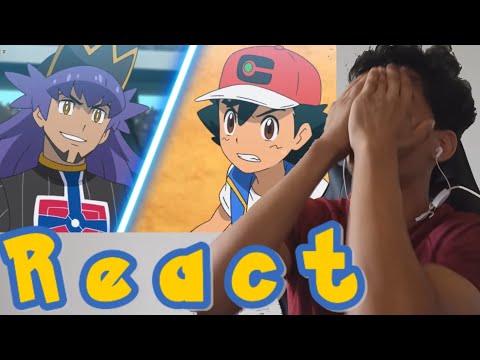 REACT - O ASH VAI PERDER DE NOVO!?! FINAL DO ANIME POKEMON! - ASH VS LEON