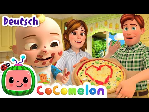 Pizzalied | CoComelon Deutsch | Cartoons und Kinderlieder