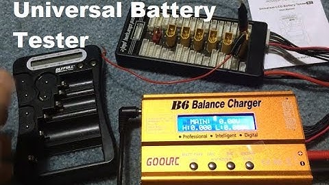 Dlyfull Universal Battery Tester LCD Display FULL REVIEW B6 Charger