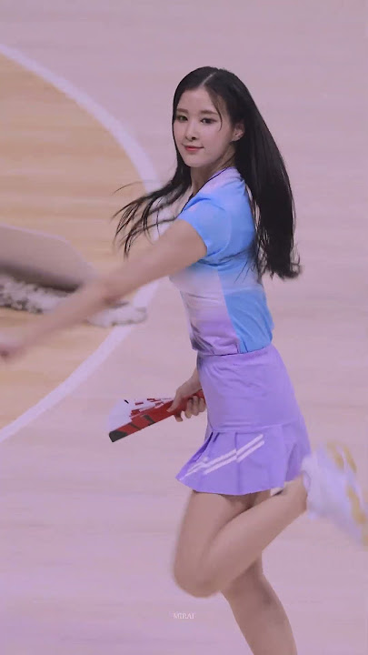 #네이처 #유채 우혜준 치어리더 데뷔 직캠 (#NATURE #UCHAE cheerleader FanCam)