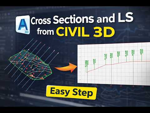 How to Create Cross Sections using Civil 3D#civilengineering #landsurveying #civil3d