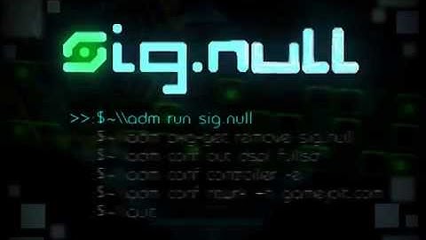 Sig.NULL - Trailer