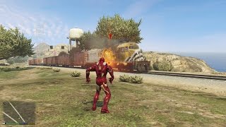 GTA 5 Iron Man Mod - Iron Man In GTA V GTA 5 Iron Man Mod - Iron Man In GTA V