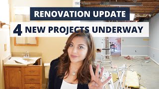 ?DIY RENOVATION UPDATE | FIXER UPPER SERIES | 4 NEW HOME RENOVATION PROJECTS