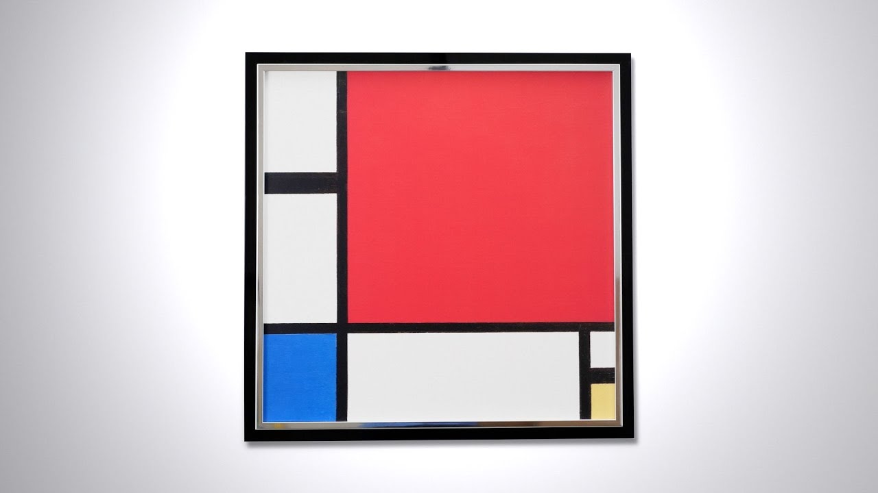 Piet Mondrian - "Komposition in Rot, Blau und Gelb" - YouTube