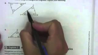 Exploring What Makes Triangles Congruent