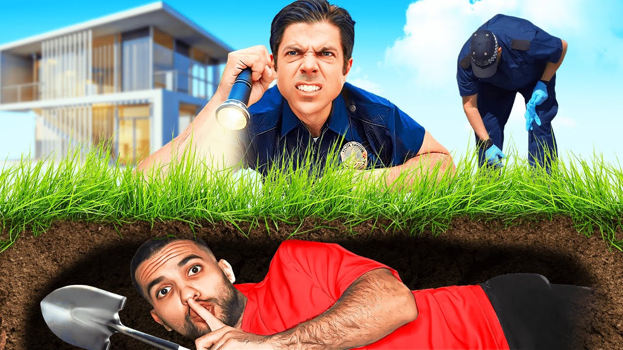 J'ai Fait un CACHE CACHE contre La POLICE dans la Vrai vie ! - YouTube