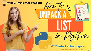 How to unpack a list in Python | Unpack a Collection or List in Python | unpacking a Python list