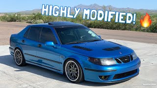 550WHP Big Turbo Saab 95 Review!