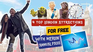 Exploring 4 top London attractions for FREE with Merlin Annual Pass | Dungeons, Eye, Shrek, Tussauds