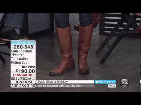 hsn leather boots