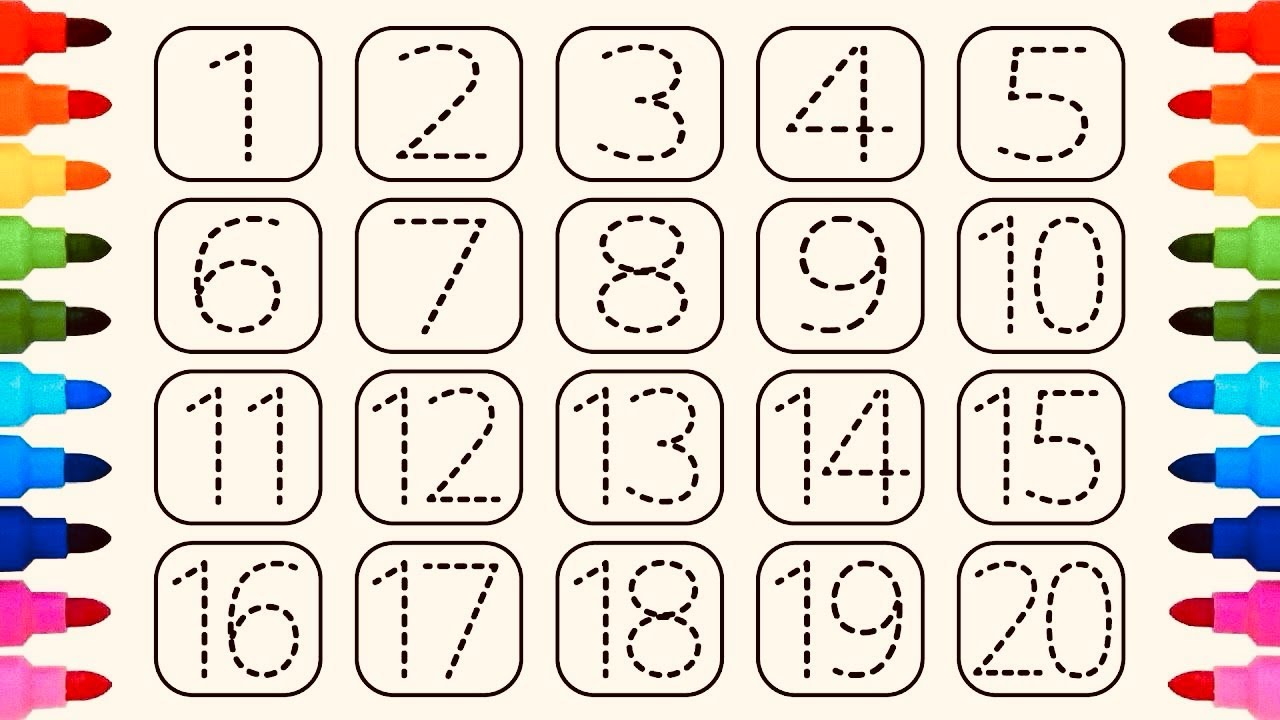 ABC Alphabet And Numbers To Learn For Kids - YouTube