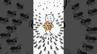 Ant Army Wins 🐜 #ant #stickman #animation #funny #viral #trending #shorts #youtubeshorts #2d #yt