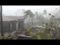 Exact footage of Typhoon Yolanda at Roxas City, Philippines