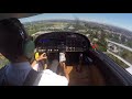 First Solo Flight on Diamond DA20-C1 Eclipse in Rome Urbe Airport