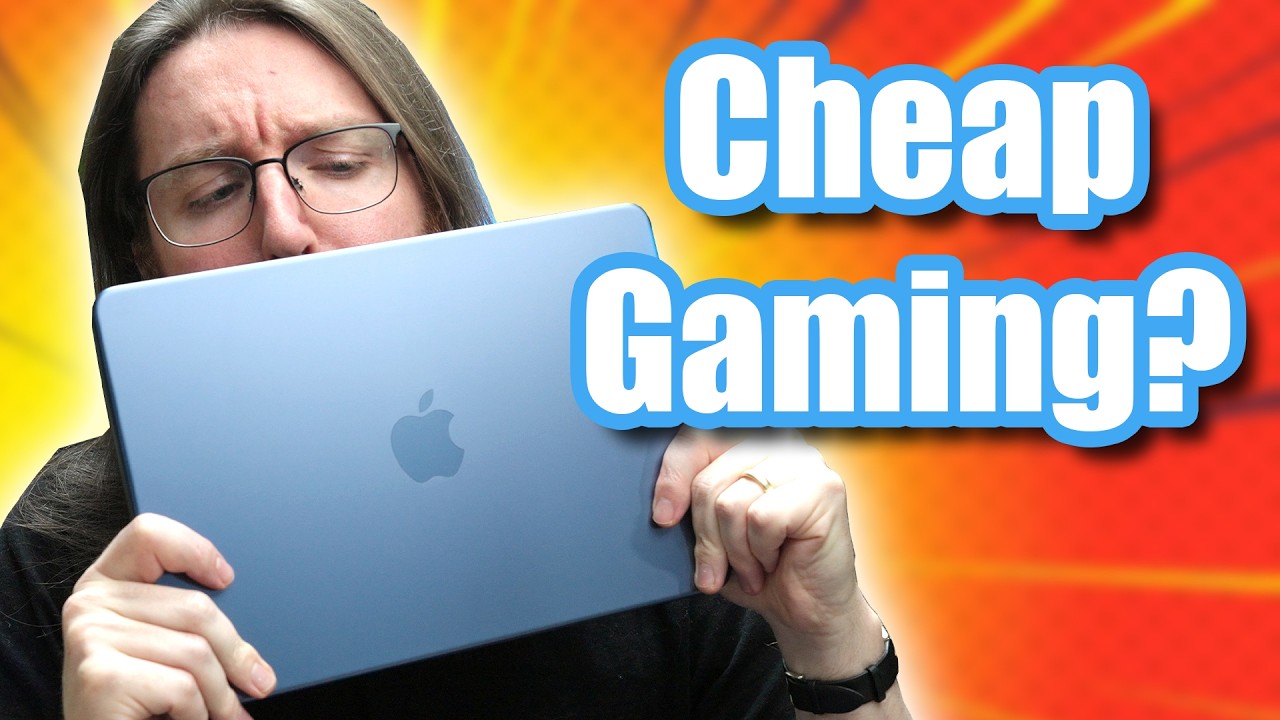 Gaming On The Cheapest Macbook Ever... - YouTube