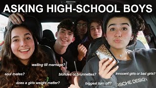 asking high-school boys questions girls are too afraid to ask... (part 2)