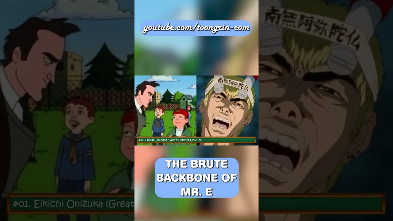 Great Teacher Onizuka – The Wildest Teacher Ever? | ToonGrin’s Top 10 Animated Teachers #toongrin
