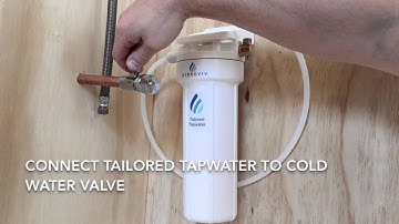 Hydroviv Tailored Tapwater Undersink Water Filtration System Installation