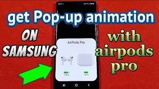 how to view Airpods Pro battery level on Android (Samsung, OnePlus, Pixel, Xiaomi) screenshot 1