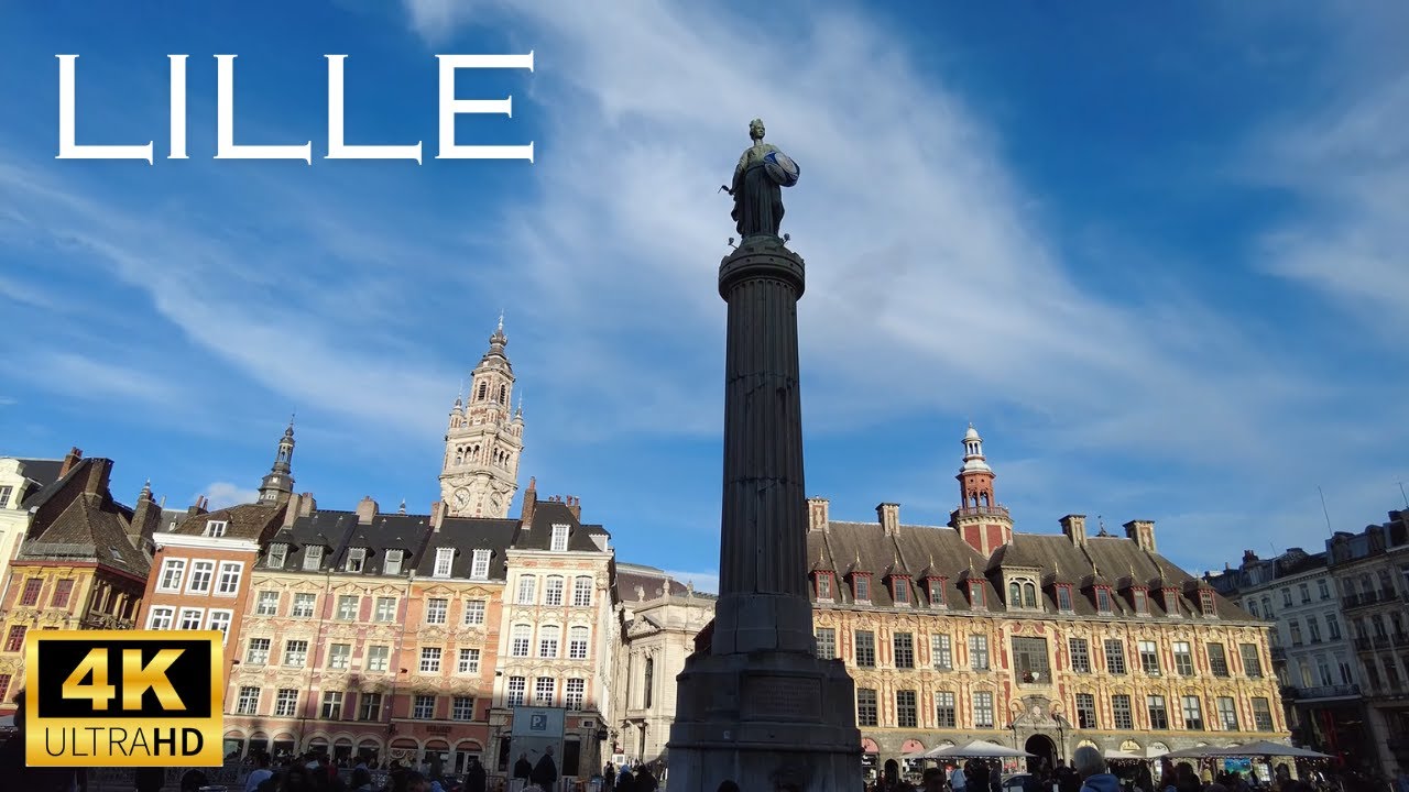 Lille | France - Walking Tour | 4K - October 2023 - YouTube