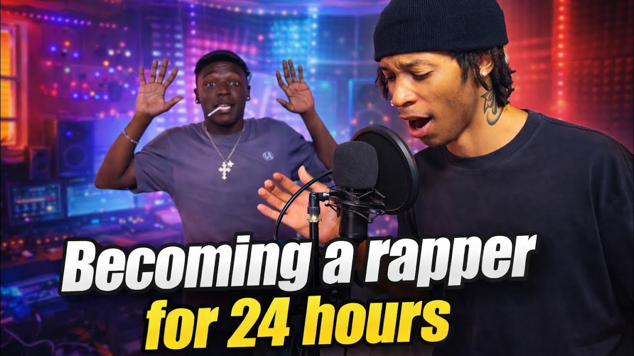BECOMING A RAPPER FOR 24HRS - YouTube