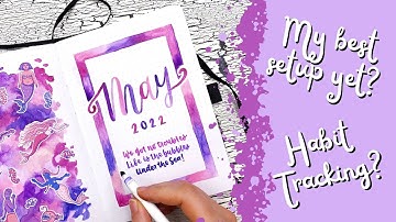 PLAN WITH ME || Mer-MAY 2022 Bullet Journal Setup