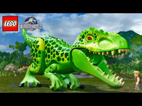 What If... The Indominus Rex Was an Herbivore? LEGO Jurassic World