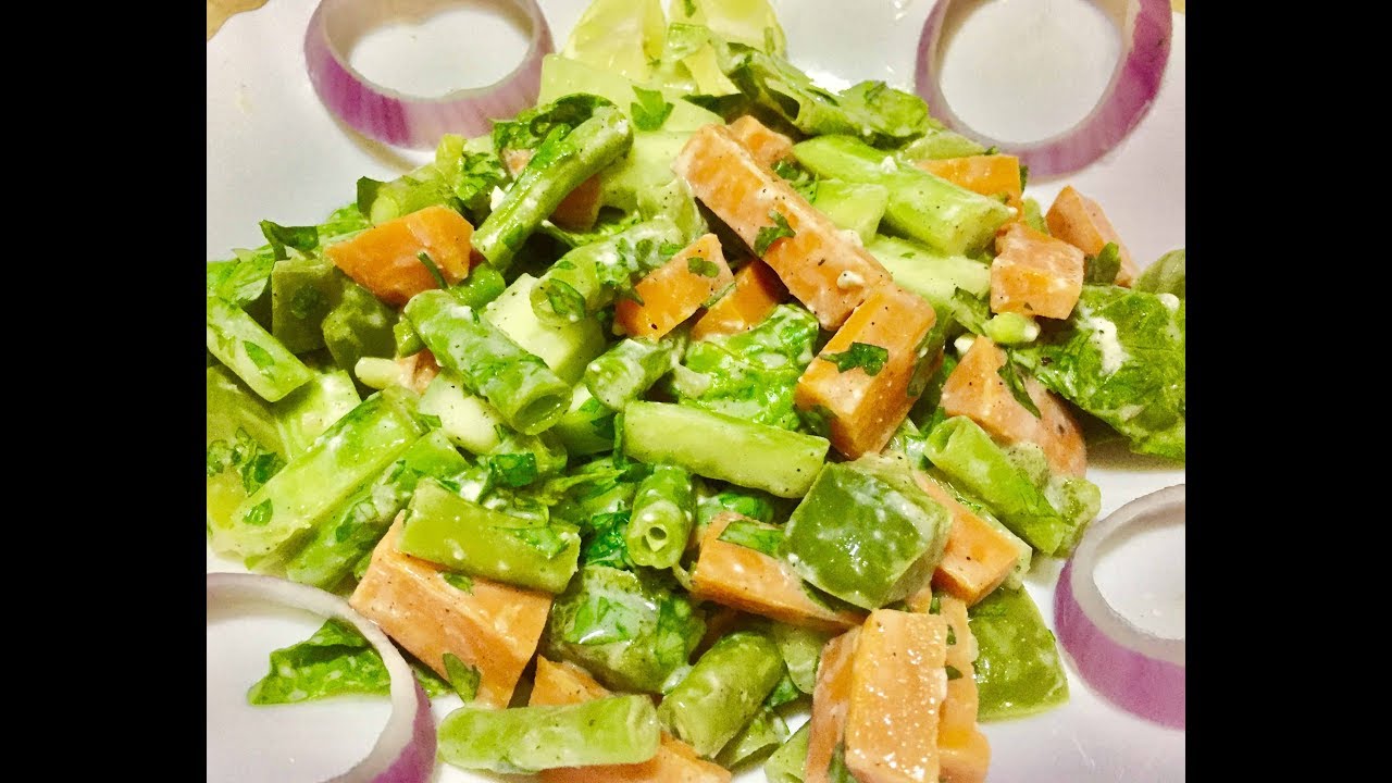 VEGETABLE SALAD | Healthy & Simple Salad Recipe - YouTube