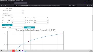 Thiem steady-state solution for confined aquifers in Aquifer App - Tutorial