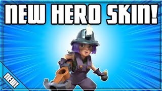 Miner Queen : New Archer Queen Skin || Clash of Clans || Animation + Attack + Ability + Death ||