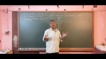 A particle is thrown with initial velocity U vertically upwards. It crosses the height h at time t1