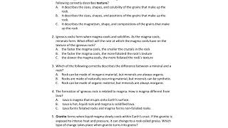 Unit 6 Lessons 2&3 Test with Audio