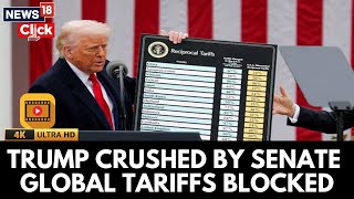 Download lagu Senate Rejects Trump’s Global Tariffs, The Final Vote In A Series Of Rebukes | 4K | N18G | News18