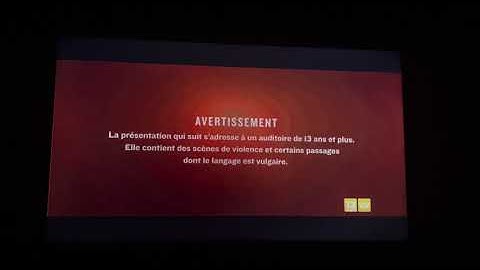 (I was) Caught Stealing (the) Super Écran Intro (because it was a Network Premiere)