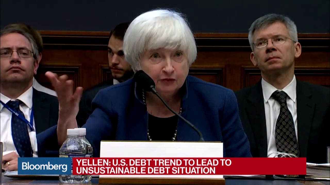 Fed's Yellen Sees Transitory Factors in Weak Inflation - YouTube