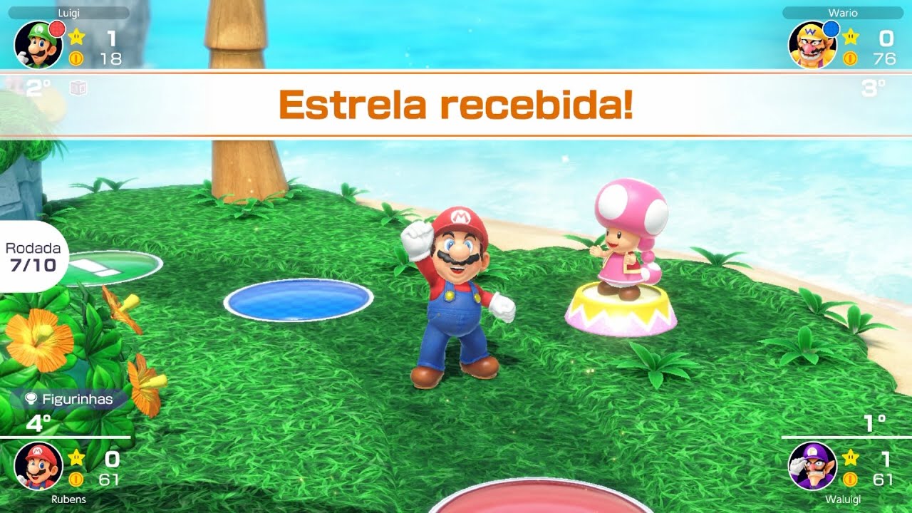 Jogo Super Mario Party SuperStars - Switch - Brasil Games